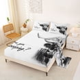 thumbnail image 2 of Erosebridal Highland Cow Kids Queen Sheet Sets, Farmhouse Animal Bed Set, 4-Piece, 2 of 5