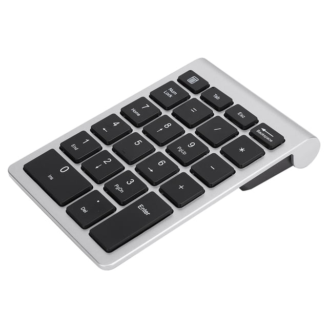 Number Pads, Portable 2.4 GHz 22 Key Numeric Keypad, Scissor Foot Key Cap, for Laptop, PC, Desktop, Pro, Notebook