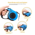 thumbnail image 3 of PULLIMORE Retractable Dog Leash, 16 FT Pets Dog Walking Leash for Small to Large Dogs Up to 33lbs (Blue), 3 of 9