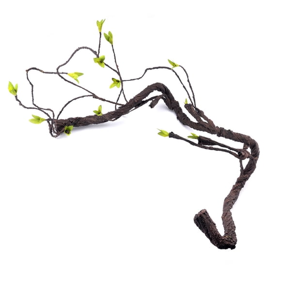 Greeniant Reptil Vides artificiales Ratán Animal Escalada Selva Jaula Hábitat Decoración Decoración del hábitat del terrario No.02 Greeniant PT0196-02