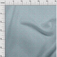 thumbnail image 3 of oneOone Polyester Spandex Grayish Blue Fabric Floral Fabric For Sewing Printed Craft Fabric By The Yard 56 Inch Wide, 3 of 4