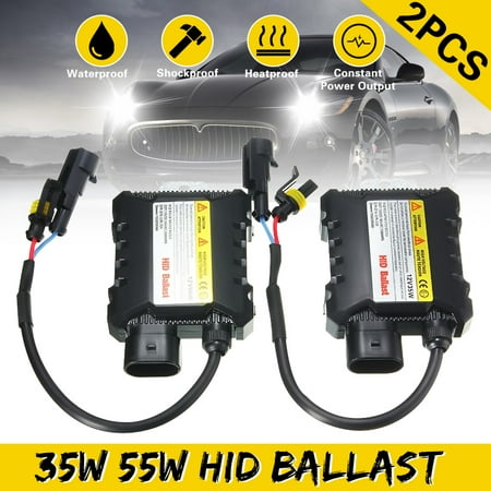 Universal Xenon HID Ballast Replacement Conversion Kit 35W/55W Digital Ballast DC12V For H1 H3 H4 H7 Light Bulb H10 (Best Hps Bulb For Digital Ballast)