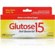 Glutose15 Oral Glucose Gel Lemon Flavor 45 g (Pack of 2)
