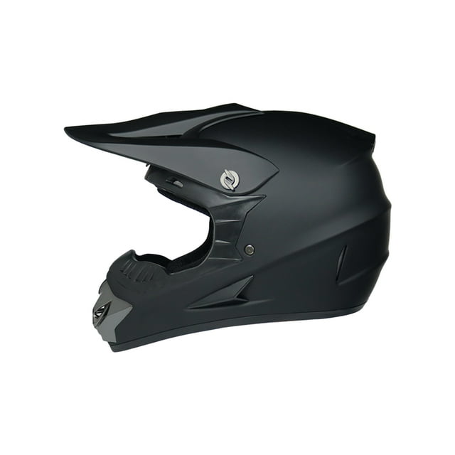 Naiovety Casco de scooter de amplia aplicación con salida de aire trasera Cascos de bicicleta de cara completa Casco de bicicleta de montaña Ciclismo negro mate S