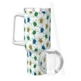 thumbnail image 2 of Sikiie Cute Turtle Insulated Stainless Water Bottle Lid Travel Mug Cup Insulated Tumblers Cup 40oz Ice Bully With Handle, 2 of 8