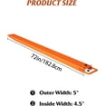 thumbnail image 4 of COZONY Pallet Fork Extensions, 4.5 ×72" Forklift Extensions, 4600LBS Lifting Capacity,Heavy Duty Steel Pallet Forklift Extensions, 1 Pair for Forklift Lift Truck Forklift Loaders,Orange, 4 of 8