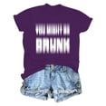 thumbnail image 4 of T-Shirt Décontracté à Manches Courtes et Col Rabattu pour Femmes, 4 of 7