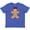 Vintage Royal Blue, variant on Inktastic Cute Gingerbread Girl with Red Plaid Bow Youth T-Shirt