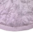 thumbnail image 3 of Kurt Adler 50-inch White Tree skirt with Sequin Flowers, 3 of 3