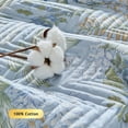 thumbnail image 4 of Kingrest Cotton Quilt Set King Size, Lightweight Pattern Comforter Set, Oversized Bedspread Coverlet Quilted Bedding Set, 4 of 9