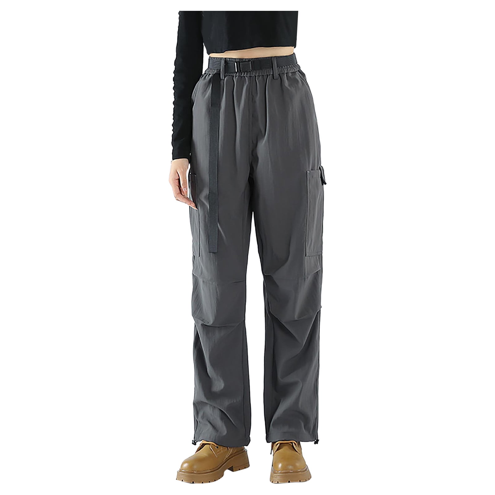 Pantalon Convertible REI – Femme Taille 10 – Gris – Cargo Randonnée