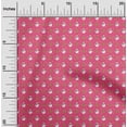 thumbnail image 1 of oneOone Cotton Cambric Pink Fabric Snowman & Tree Sewing Craft Projects Fabric Prints By Yard 56 Inch Wide, 1 of 4