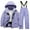 Purple, variant on Boys and Girls Children's Ski Suits Girls Outdoor Thick Windproof Boys Baby Big Children Ski Clothes Waterproof Jumpsuits Winter Warm Snowboard Coat Outdoor Jackets(6,Sky Blue)