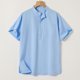 thumbnail image 1 of Ceisia Men's Shirt | Loose Stand Collar Short Sleeve Cotton-Linen Shirt | Breathable Textured Wrinkle (Multiple Solid Colors) Gift, 1 of 6