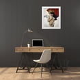 thumbnail image 3 of Von Stuck, Franz 26x31 White Modern Wood Framed Museum Art Print Titled - Cupid at The Masked Ball, 3 of 4