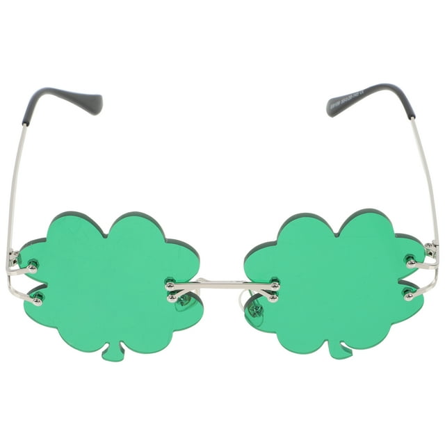 KAKOWELY 1 par de gafas creativas para fiesta del Día de San Patricio con forma de trébol, recuerdos de fiesta