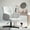 Beige, variant on Homy Casa Swivel Accent Chair, Height Adjustable Modern Mid-century Fabric Upholstered Lounge Vanity chairs with Wide Seat Backrest for Home Bedroom Living Room, Beige