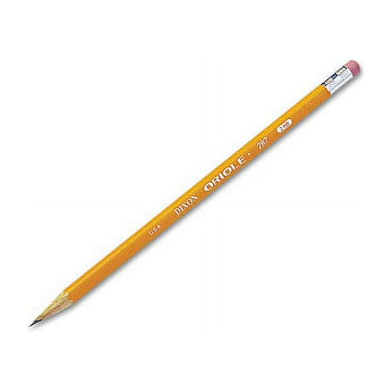 Oriole Pencil Value Pack, HB (#2), Black Lead, Yellow Barrel, 72/Pack