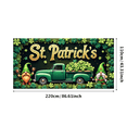 thumbnail image 2 of LUUFILx St. Patrick's Day Background Gnome Backdrop Party Supplies Decorations Banner Photography Props Festival Celebration Decor, 2 of 8