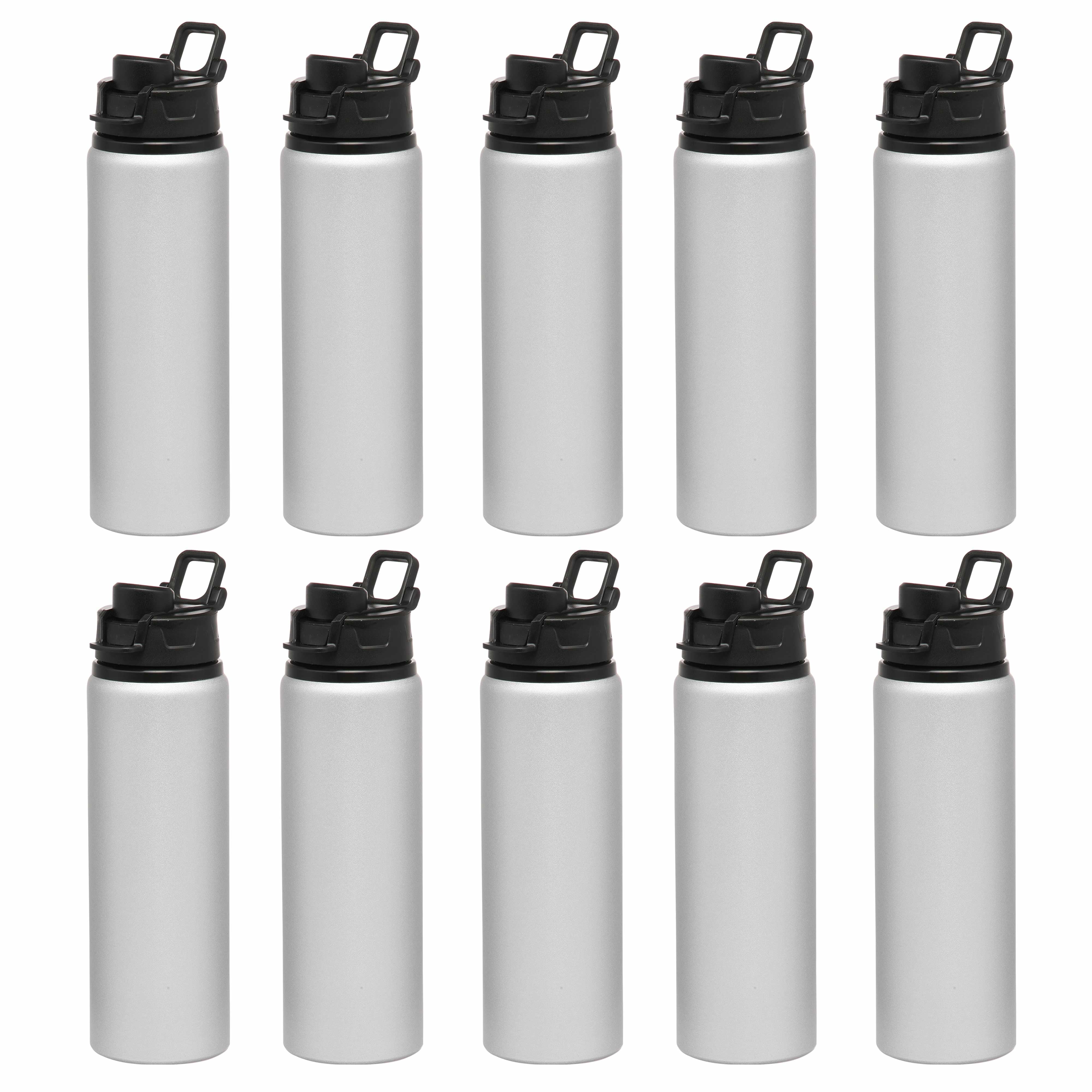 10 Pcs 17oz Reusable Aluminum Water Bottles Bulk Multicolor Outdoor Sports  Water Bottles Multipack T…See more 10 Pcs 17oz Reusable Aluminum Water
