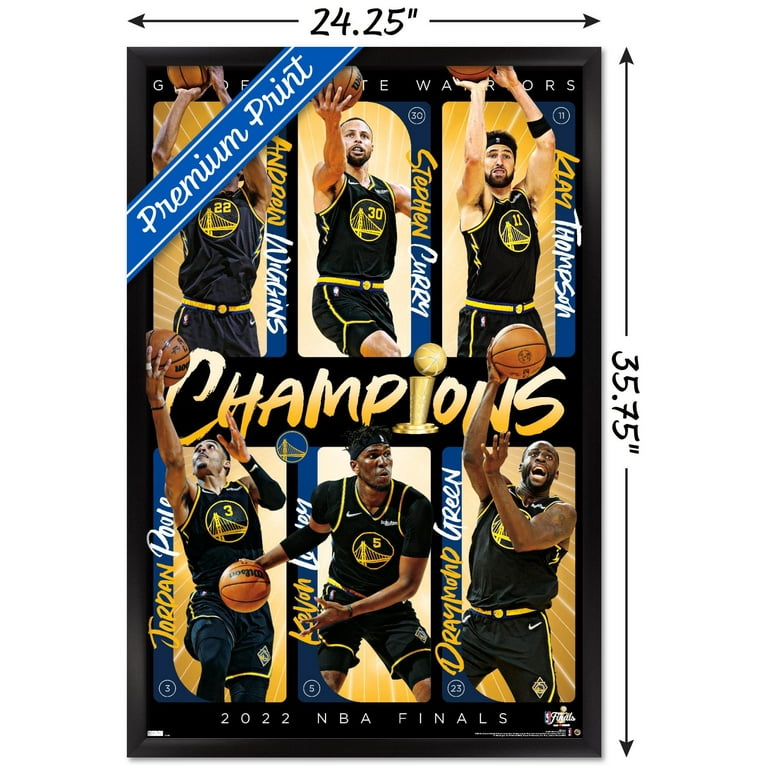 Golden State Warriors 2022 NBA Finals Champions 25'' x 40'' Poster