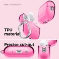thumbnail image 4 of Funda Elago compatible con AirPods Pro de segunda generación, color neón transparente, rosa intenso, 4 of 7