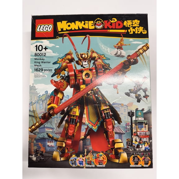 LEGO Monkie Kid: Monkey King Warrior Mech 80012 Toy Building Kit (1,629 Pieces)