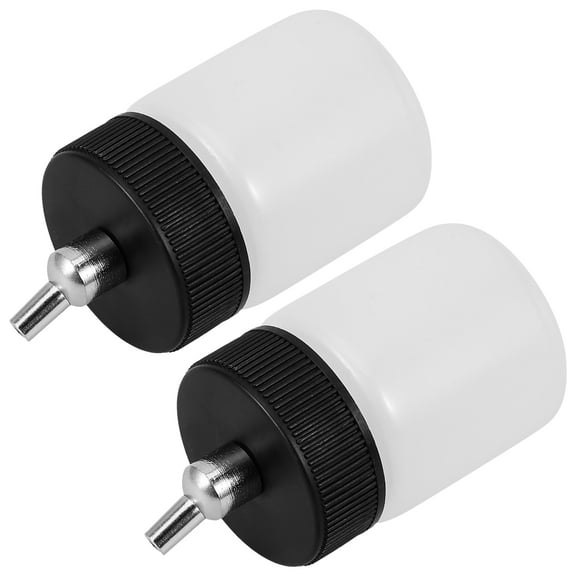 Raindrops 2Pcs Plastic Spray Paint Cup Pot For Minimizing Wastage And Precise Spraying