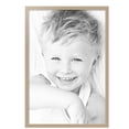 thumbnail image 2 of ArtToFrames 27" x 40" Natural Oak Picture Frame, 27x40 inch Brown MDF Poster Frame (WOM-4299),  Pack, 2 of 8
