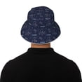 thumbnail image 5 of Xecao Hockey Players Print Men and Women Night Reflective Hat Runner Cap Visor Bucket Hat Boonie Cap, 5 of 6