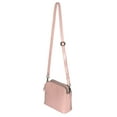 thumbnail image 6 of Leather Double Zipper Crossbody Bag, 6 of 10