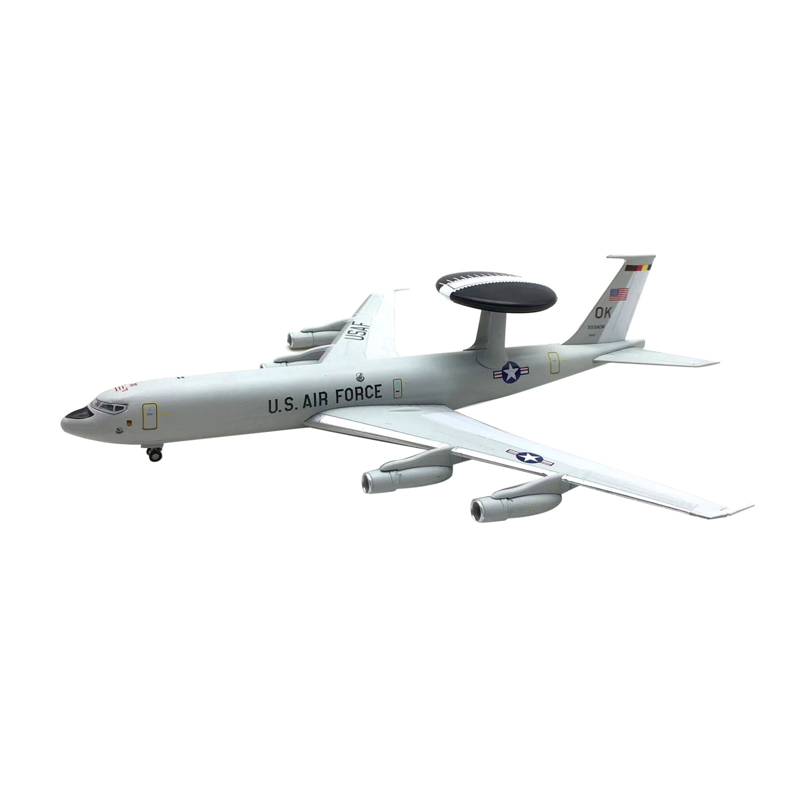 Military Model Plane 1/200 Scale US E-3 E3 Sentry AWACS Model Aircraft Collection for Model Enthusiasts Gifts Toys