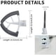 thumbnail image 4 of Batidor Flexible ZHCH 4,5-5 QT para Batidora de Pie KitchenAid, 4 of 5