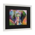 thumbnail image 3 of Richard Wallich 'Elephant 2' Matted Framed Art, 3 of 3