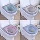 thumbnail image 1 of 4 Uds. Cojines para asiento de inodoro, calentador suave, cojín para inodoro de baño, anillo de plástico integrado Universal para mujeres oso de fresa  Hogar, 1 of 5