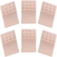 thumbnail image 7 of TELOLY 6-Pack Adjustable Bra Extenders 4 Hook 3 Row Bra Band, 7 of 7