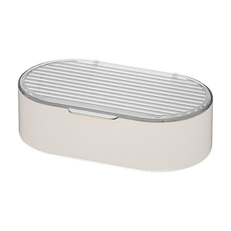 Travel Soap Container With Lid – Leakproof Draining Soap Bar Case for Travel Camping Gym Bathroom – 5.9 in x 4.33 in x 2.16 in