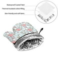 thumbnail image 6 of Cauagu Cute Rabbit And Heart Print Oven Mitts and Pot Holders 4 pcs Set,Extra Thicken Long Kitchen Oven Glove Potholders BBQ Gloves-Oven Mitts and Pot Holders(11 Inch), 6 of 6