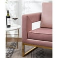 thumbnail image 4 of Roundhill Furniture Lenola Contemporary Upholstered Accent Arm Chair, Pink, 4 of 16