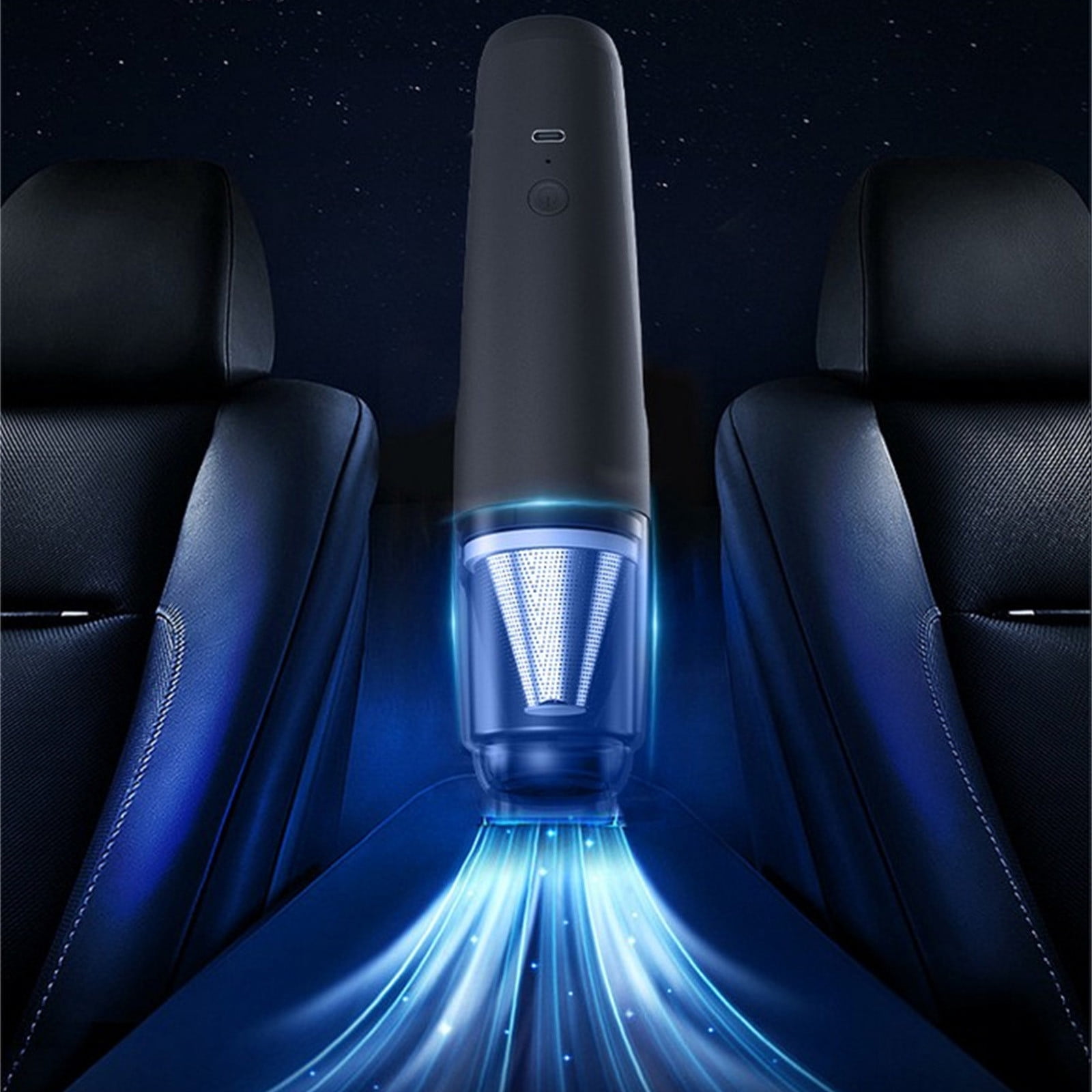 ZToonmas Car Vacuum Portable Cordless, 2 in 1 Mini Handheld Vacuum Cordless & Air Duster, Suction and Blow Function, for Car, Sofa, Keyboard, Home