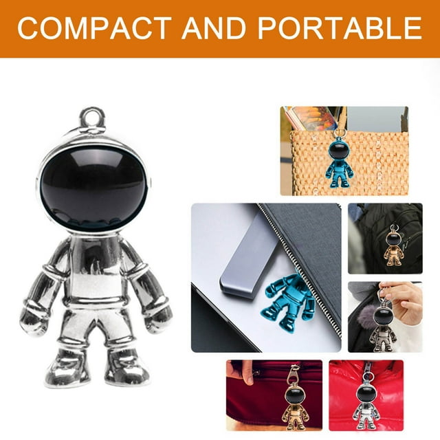 Anime Astronaut Keychain Bag Purse Charms High Space Model Keyring for Unique Accessories