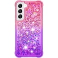 thumbnail image 2 of Compatible with Samsung Galaxy S23 Case Girls Women Liquid Glitter Heavy Duty Shockproof Back Cover Soft TPU Bumper Silicone Slim Protective Cover for Samsung Galaxy S23 Gradient Pink, 2 of 12
