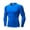 Azure, variant on Men's Long Sleeve Fitted Compression Shirt, Cool Dry Base Layer for Men-Navy-XL
