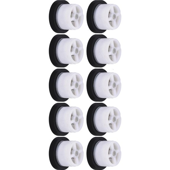 10Pcs Inner Plug Check Valves Spool Plastics Inline Spring Check Valves Gardens Irrigation Water Pipe Adapter Fittings