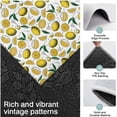 thumbnail image 3 of Yellow Lemon Fruit Slices White Pattern Kitchen Rugs Sets Of 3,Kitchen Runner Rugs Non Skid Washable,Decorative Kitchen Floor Mats for Kitchen,Sink,Laundry,17"x30"+ 17"x47" + 17"x59", 3 of 6