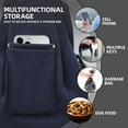 thumbnail image 3 of Dog Carrier Sling - Reversible Puppy Carrier Purse with Storage Pocket, Hand-Free Dog Sling Carrier for Carry Small Dogs and Cats, Travel Safety Harness, Dog and Cat Harness (Dark Blue), 3 of 14