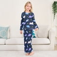 thumbnail image 2 of Unicorn Planet Rocket Cozy Soft Long Sleeves Top and Pants 2 Piece Cool Pjs Pajamas Set Sleepwear Size 3-11Y, 2 of 6