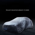 thumbnail image 3 of Trayknick Transparent Car Cover Transparent Durable Dustproof Elastic Band Windproof Sun Shade Eco-friendly Disposable Clear Car Cover for A, 3 of 13