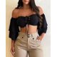 thumbnail image 5 of Pantalones de moda de cintura alta con diseño de botones y bolsillos, paquete de pantalones para mujer, pantalones casuales, 5 of 5