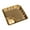 Square Golden, variant on Homelife Stainless Steel Snack Tray Set with Dipping Bowl Fine Polished Design Sandwich Serving Tray for Sushi Chips Dumplings Salads